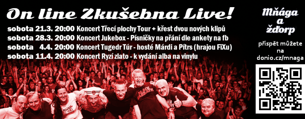 Mňága a Žďorp – On line zkušebna Live!