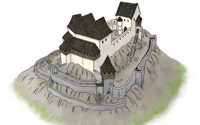Hrad Rožnov – středověká pevnost v údolí Bečvy