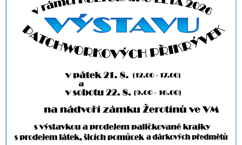 Výstava patchworkových přikrývek