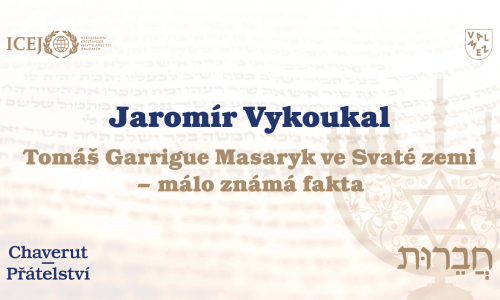 Jaromír Vykoukal - TGM ve Svaté zemi
